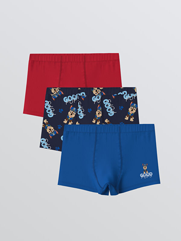LCW Kids Paw Patrol Baskılı Erkek Çocuk Boxer 3'lü