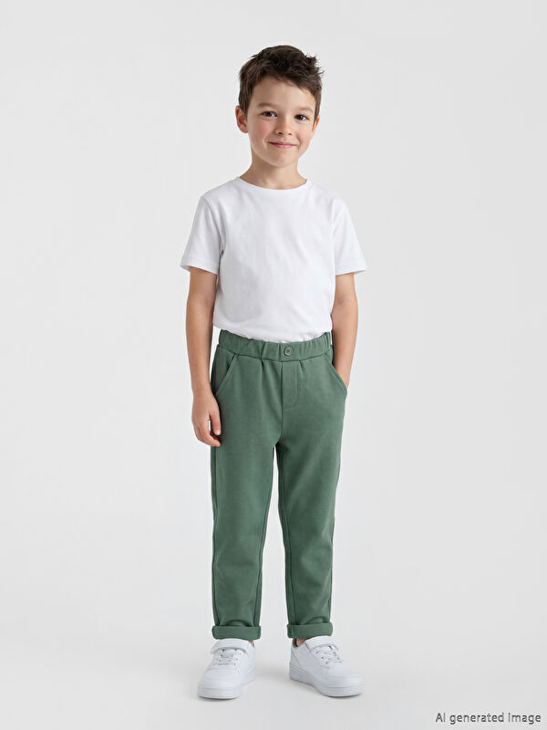 LCW Kids Beli Lastikli Erkek Çocuk Eşofman Altı