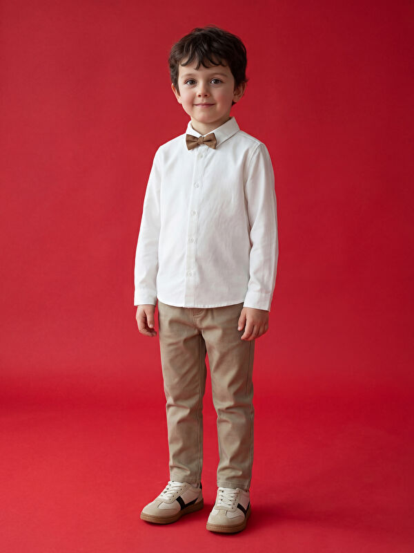 LCW Kids Basic Erkek Çocuk Gabardin Pantolon
