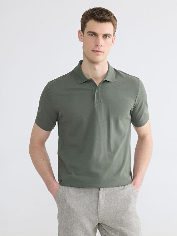 LCWAIKIKI Classic Polo Yaka Pike Erkek Tişört