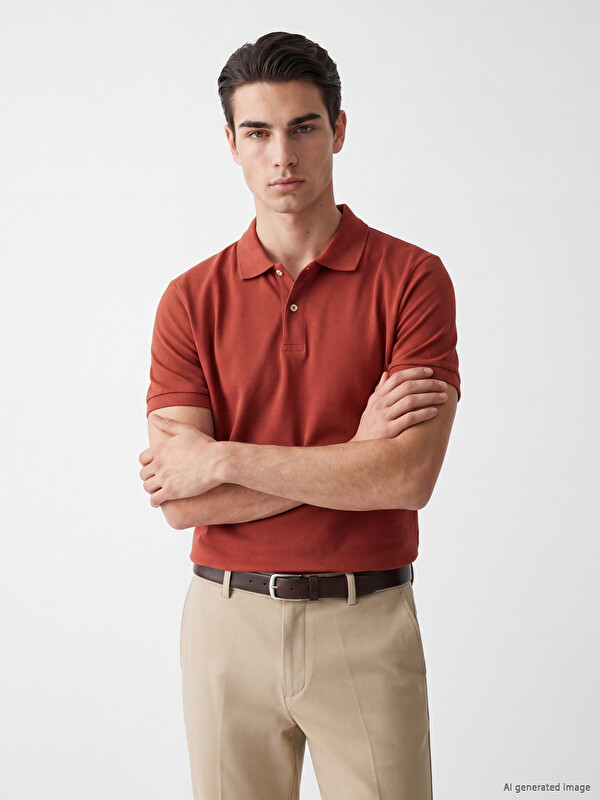 LCWAIKIKI Classic Polo Yaka Pike Erkek Tişört