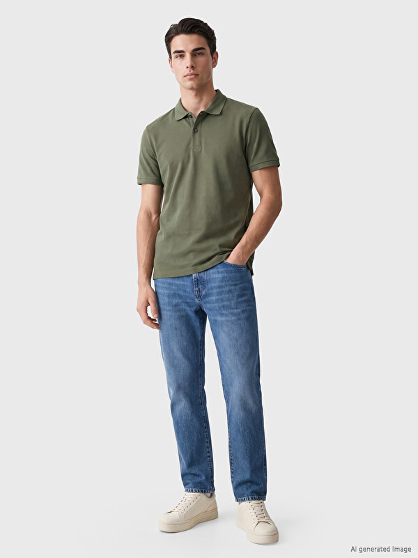 LCWAIKIKI Classic Polo Collar Pique Men's T-Shirt
