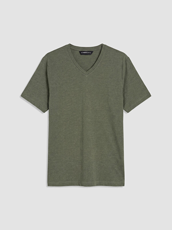 LCWAIKIKI Classic V Neck Jersey Men's T-Shirt