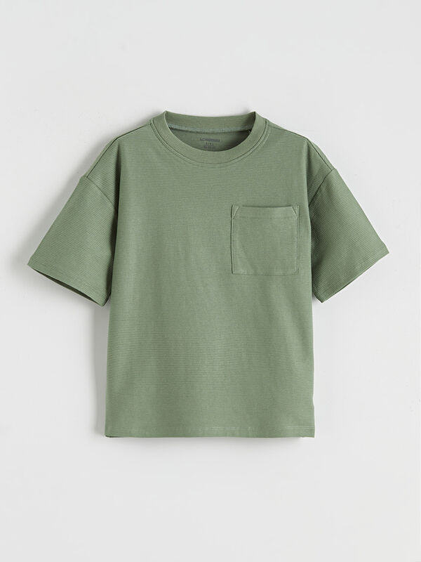 LCW Kids Boys' T-shirt with Chest Pocket