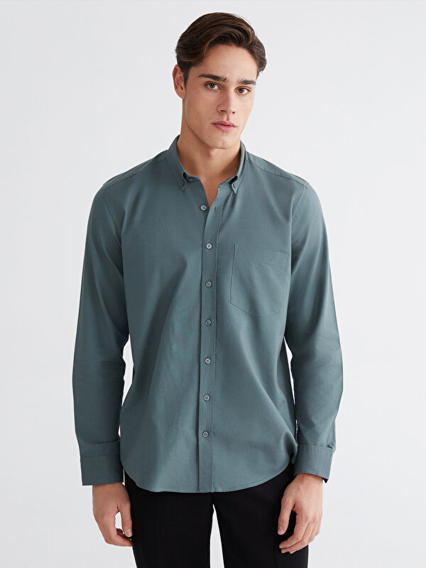 LCWAIKIKI Classic Regular Fit Oxford Erkek Gömlek