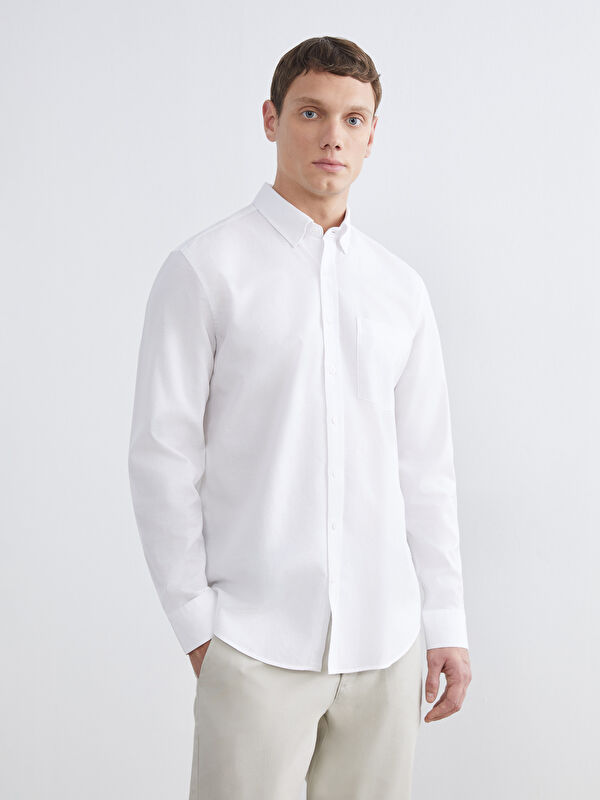 LCWAIKIKI Classic Regular Fit Oxford Erkek Gömlek