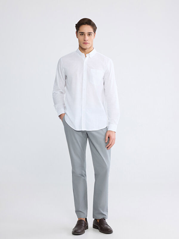 LCWAIKIKI Classic Standart Kalıp Gabardin Erkek Chino Pantolon