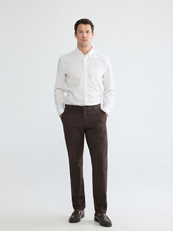 LCWAIKIKI Classic Standart Kalıp Gabardin Erkek Chino Pantolon