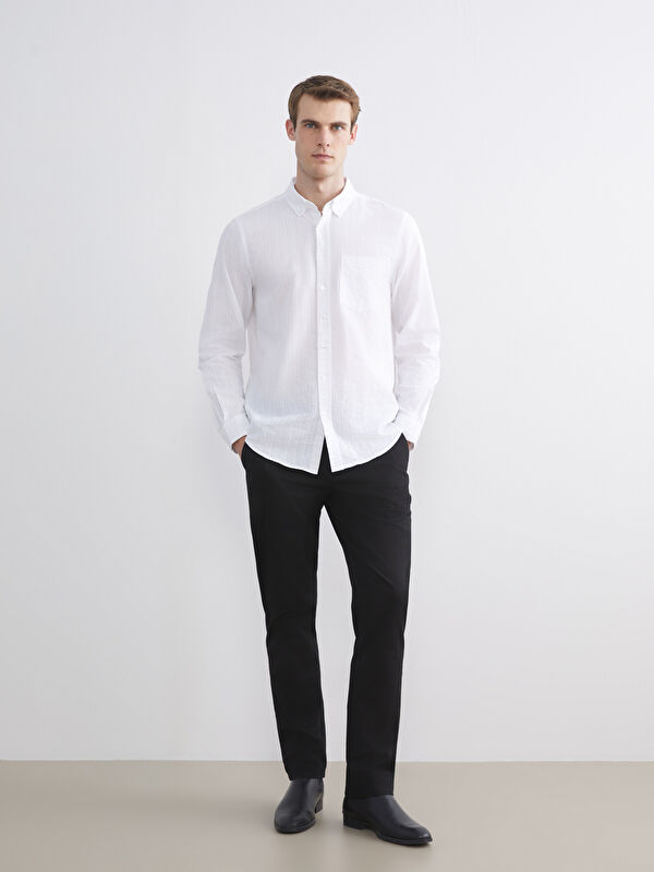 LCWAIKIKI Classic Standart Kalıp Gabardin Erkek Chino Pantolon