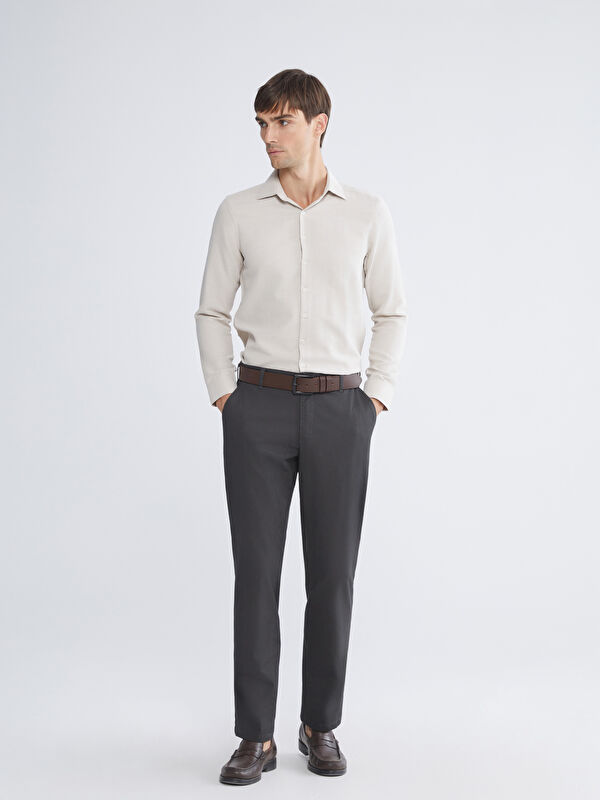 LCWAIKIKI Classic Standart Kalıp Gabardin Erkek Chino Pantolon
