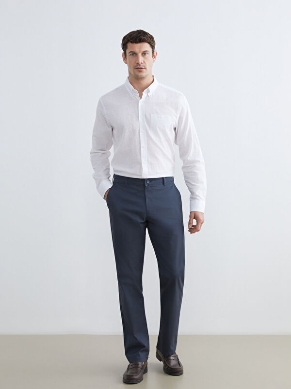 LCWAIKIKI Classic Muškarac INDIGO Chino hlače