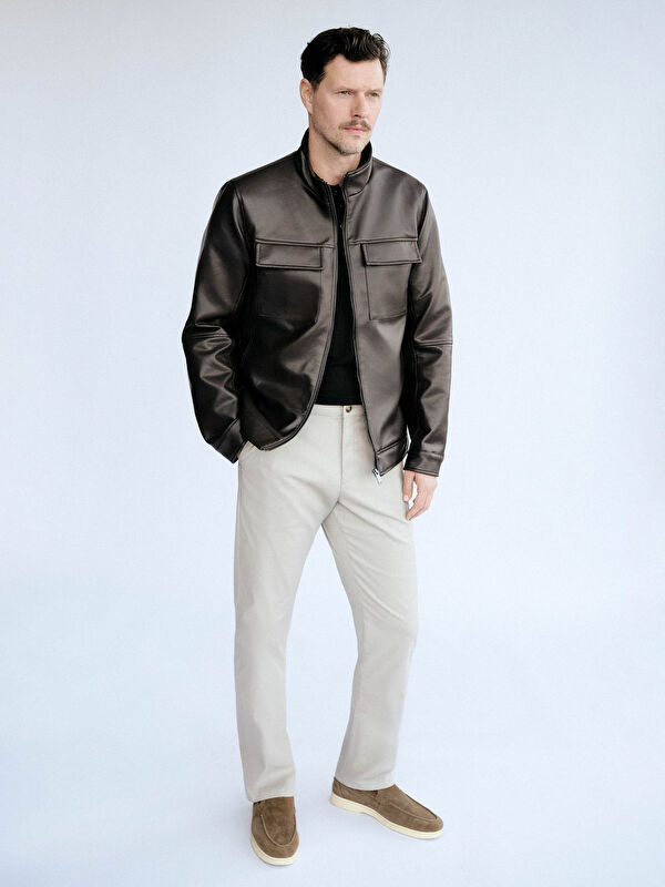 LCWAIKIKI Classic Standard Fit Gabardine Men's Chino Trousers