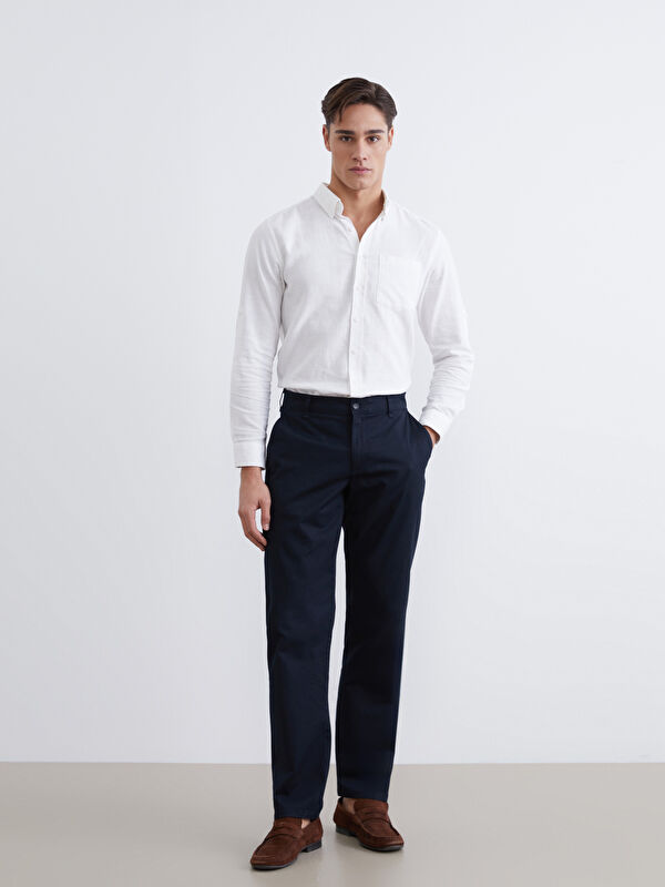 LCWAIKIKI Classic Standart Kalıp Gabardin Erkek Chino Pantolon