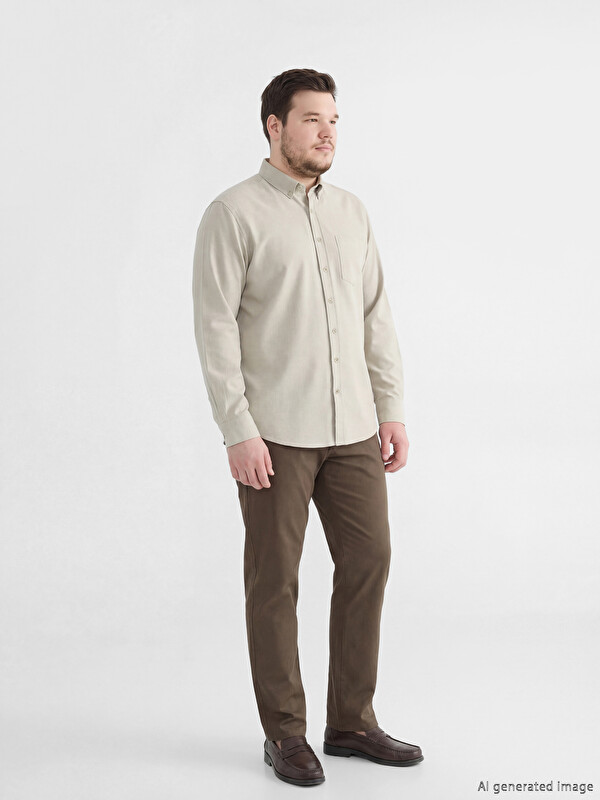 LCWAIKIKI Classic Regular Fit Erkek Gabardin Chino Pantolon
