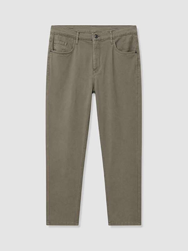 LCWAIKIKI Classic slim fit габардин ерлерге арналған чино шалбар