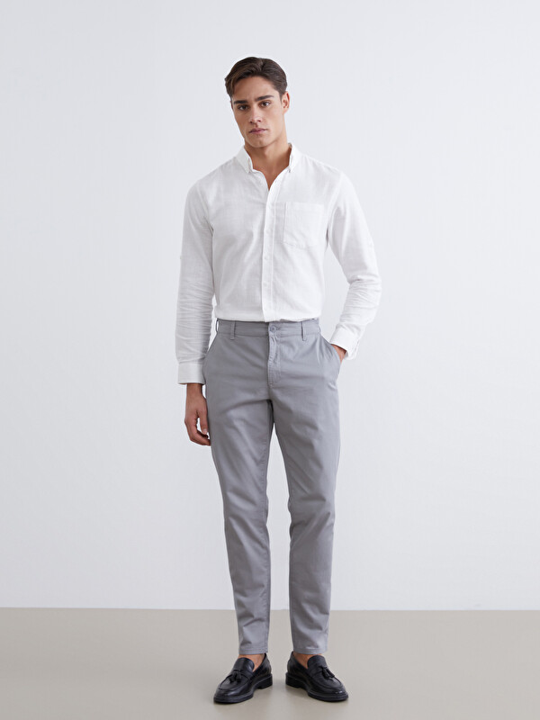LCWAIKIKI Classic Man GREY Chino Trousers