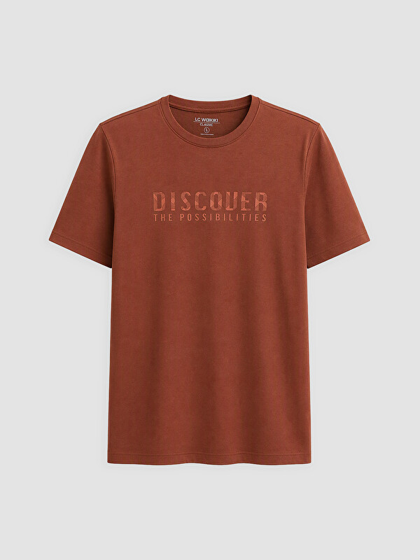 LCWAIKIKI Classic Printed Jersey Men's T-shirt