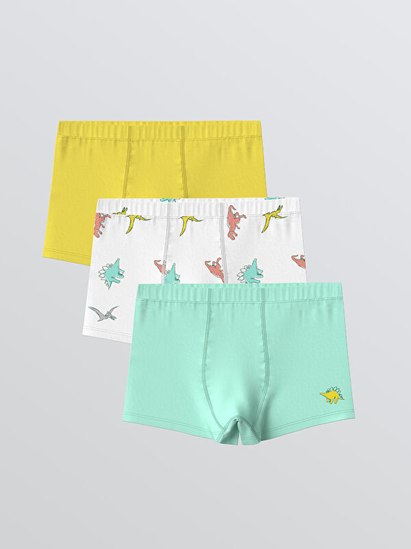 LCW Kids Baskılı Erkek Çocuk Boxer 3'lü