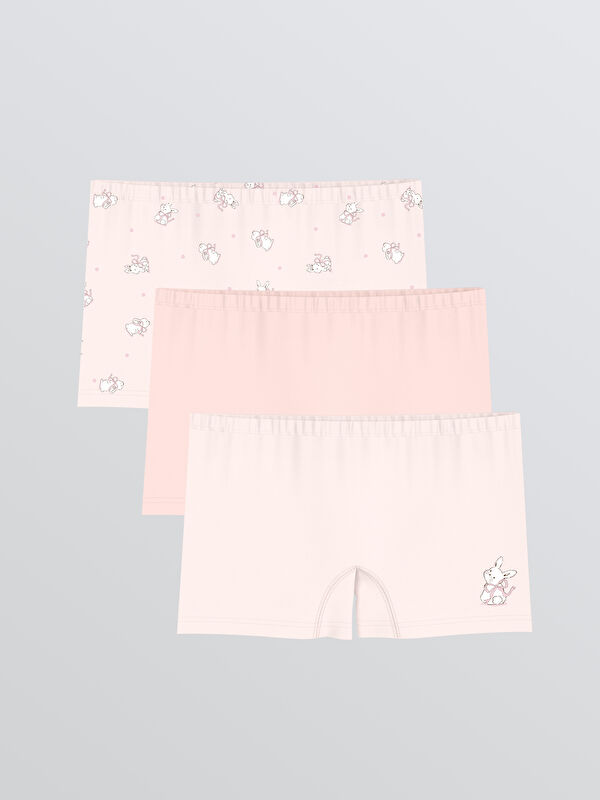 LCW Kids Baskılı Kız Çocuk Boxer 3'lü