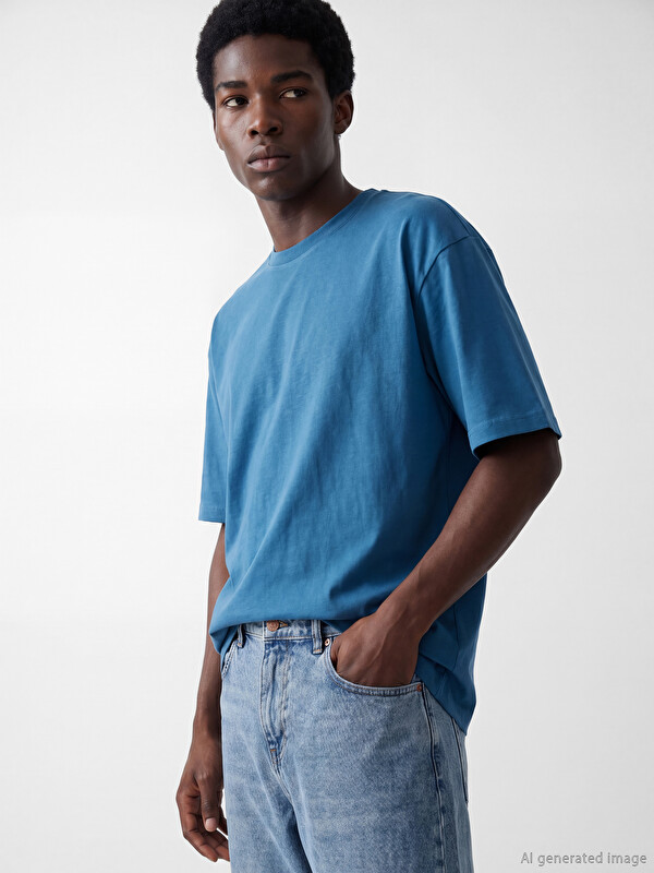 XSIDE Loose Fit Thick Fabric T-Shirt /04