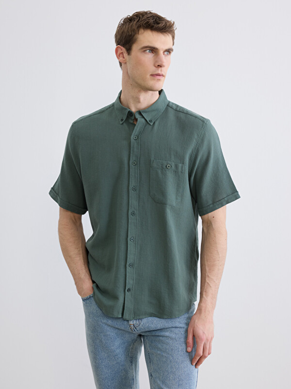 LCWAIKIKI Classic Regular Fit Poplin Men's Shirt