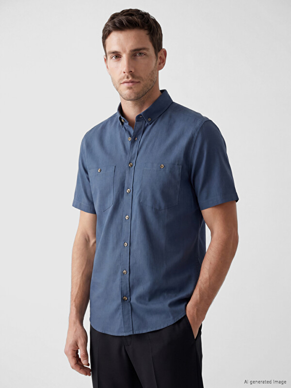 LCWAIKIKI Classic Regular Fit poplin košulja za muškarce