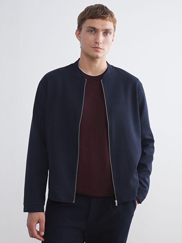 SOUTHBLUE Kolej Yaka Bomber Erkek Ceket