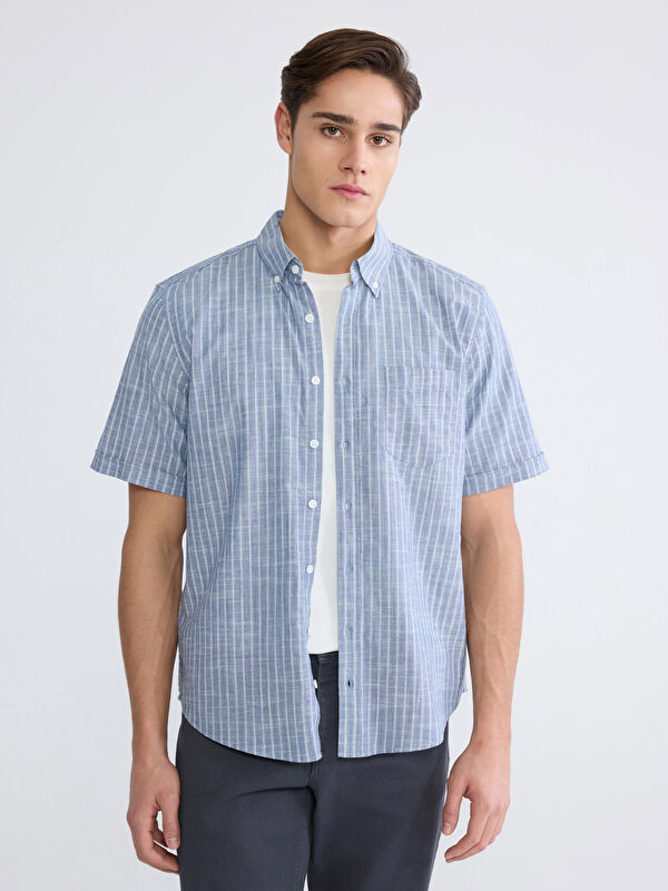 LCWAIKIKI Classic Man NAVY Shirt