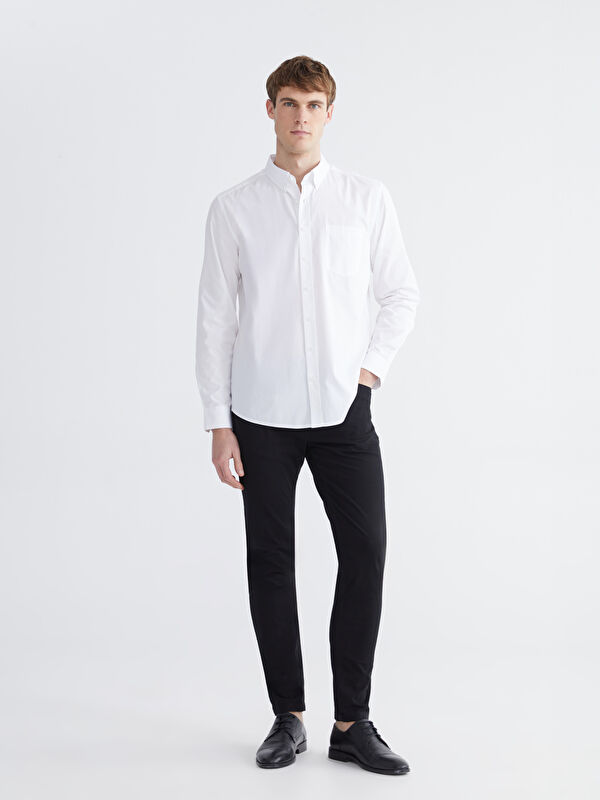 LCWAIKIKI Classic Dar Kalıp Gabardin Erkek Chino Pantolon