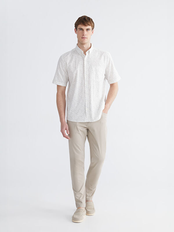 LCWAIKIKI Classic Dar Kalıp Gabardin Erkek Chino Pantolon
