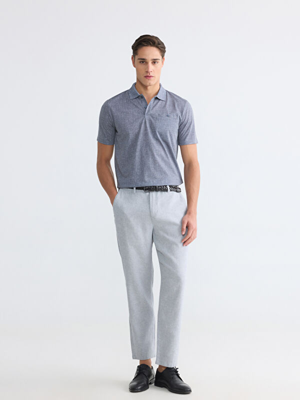 LCWAIKIKI Classic Regular Fit Keten Karışımlı Erkek Chino Pantolon