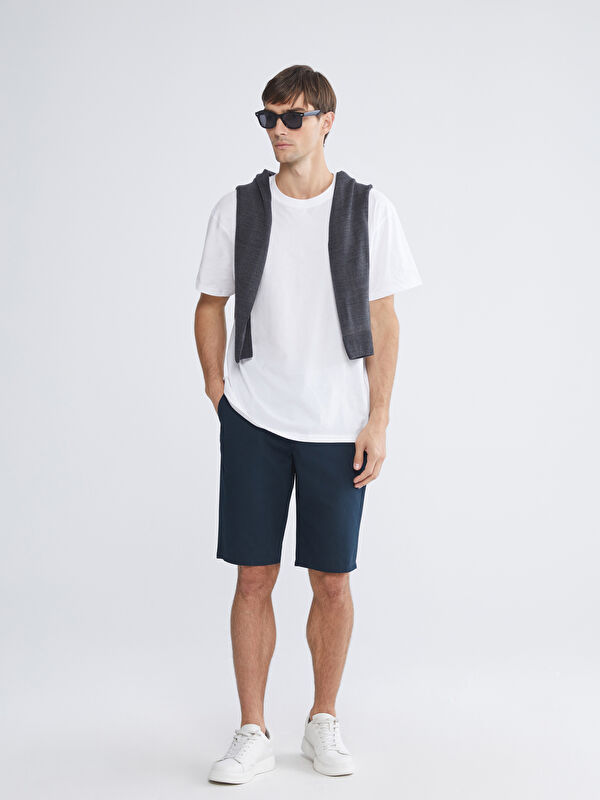 LCWAIKIKI Classic Standart Kalıp Gabardin Erkek Şort