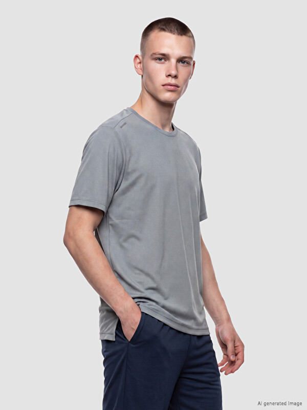 XSIDE ACTIVE Bisiklet Yaka Erkek Spor Tişört