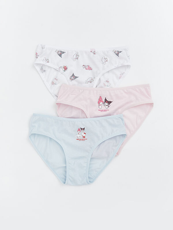 LCW Kids Hello Kitty Baskılı Kız Çocuk Külot 3'lü