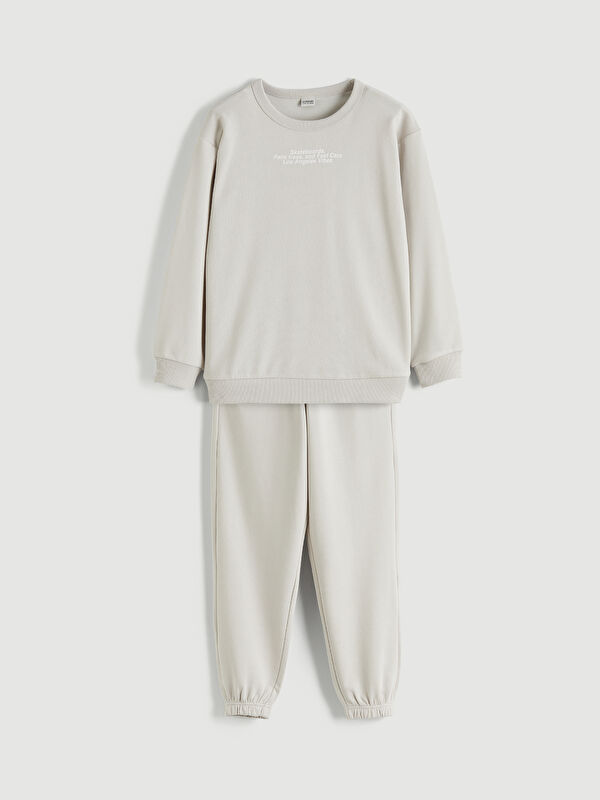 LCW Kids Ensemble de survêtement imprimé pour Garçons