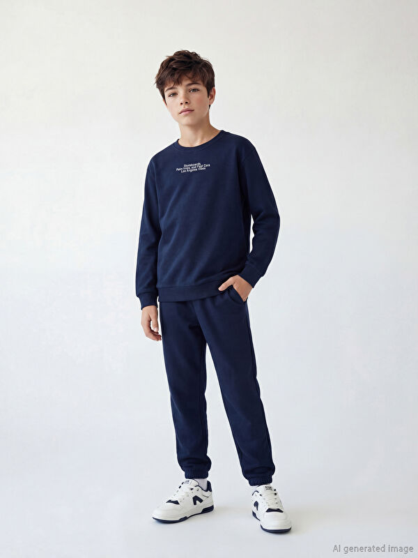LCW Kids Baskılı Erkek Çocuk Eşofman Takım