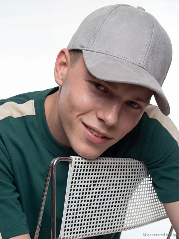 LCW ACCESSORIES Men's Suede Cap Hat