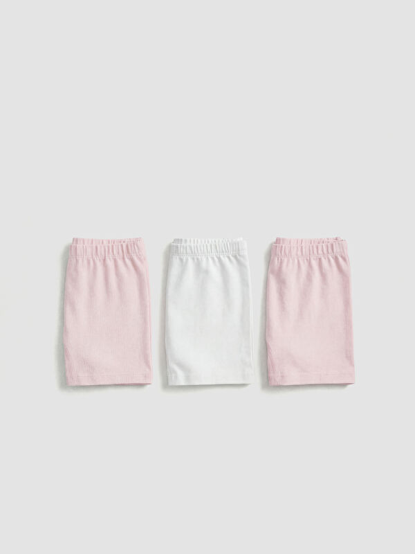 LCW Kids Basic Girls' Boxer Trunks 3-packs