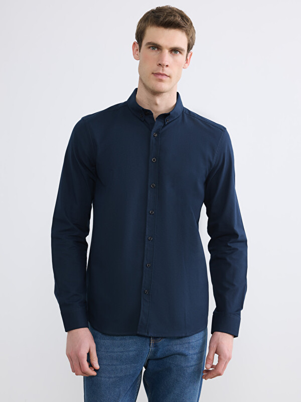 LCWAIKIKI Classic Slim Fit Oxford Men's Shirt