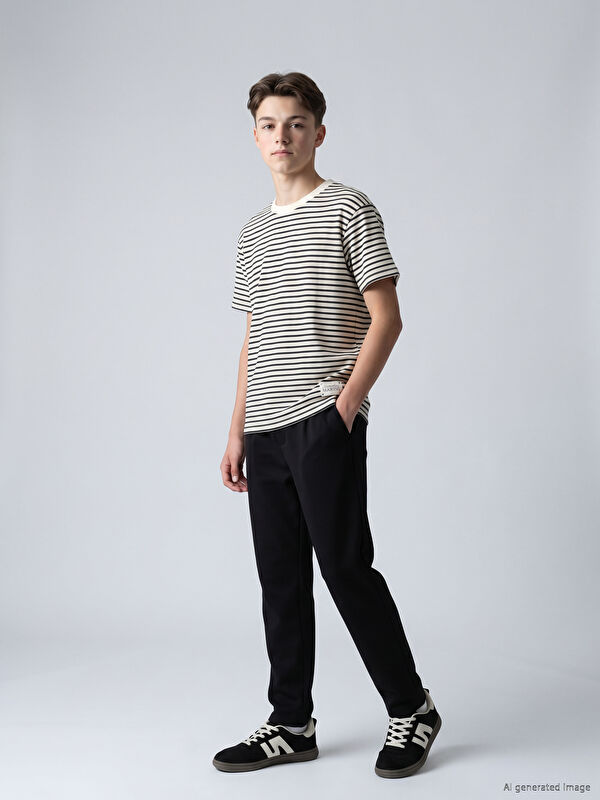 LCW Kids Elastic Waist Boys' Trousers