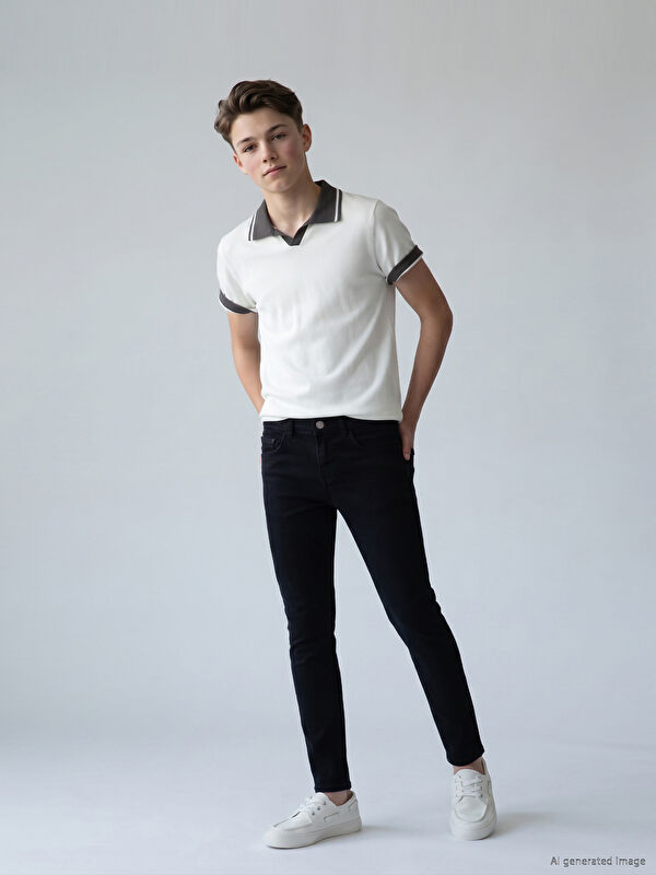 LCW Kids Super Skinny Fit Erkek Çocuk Jean Pantolon