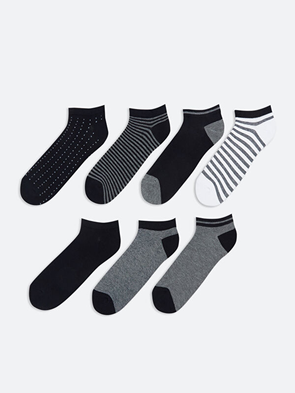 LCW ACCESSORIES Desenli Erkek Patik Çorap 7'li