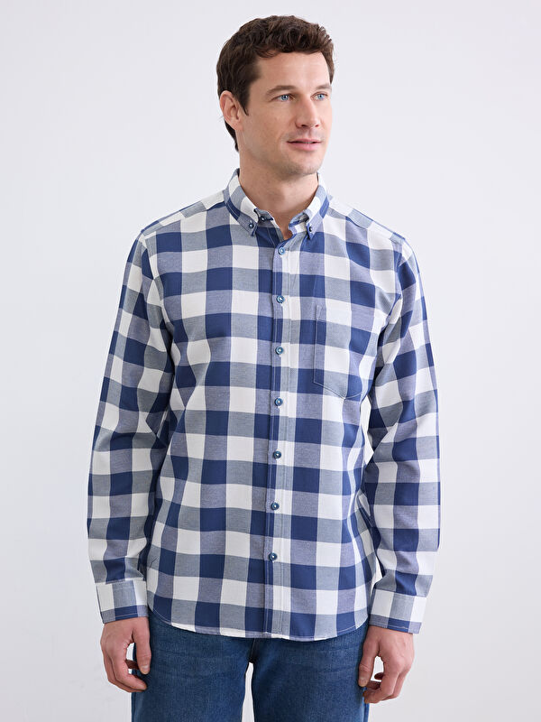 LCWAIKIKI Classic Man NAVY Shirt