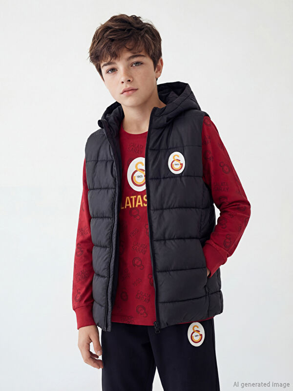 LCW Kids Galatasaray Baskılı Erkek Çocuk Şişme Yelek