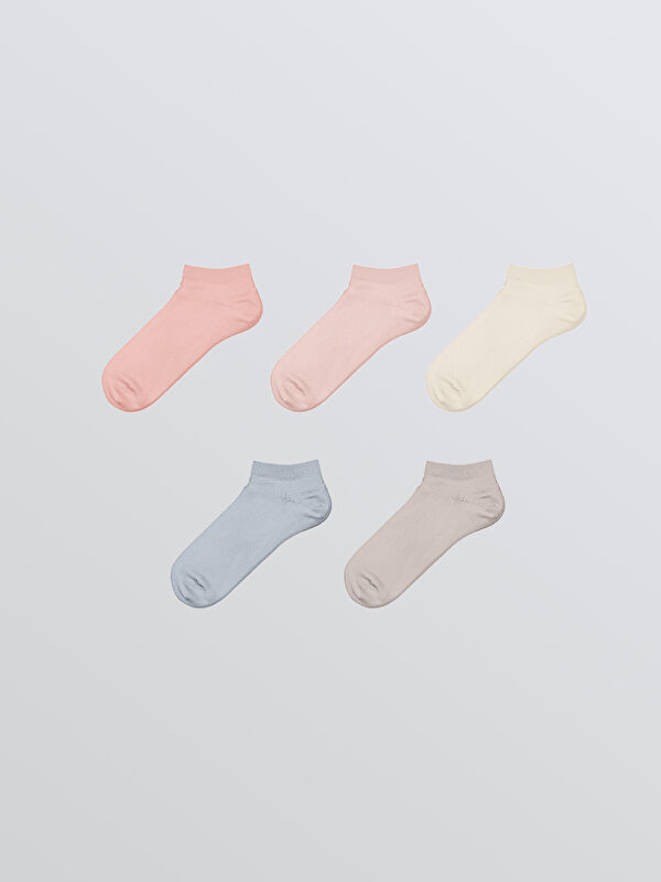 LCW DREAM Women's Plain Trainer Socks 5-Pack