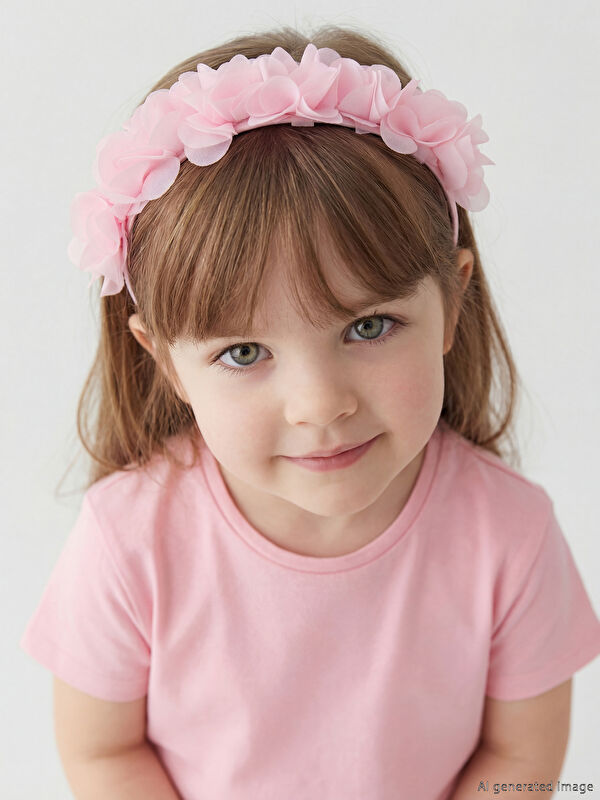 LCW baby Tül Detaylı Kız Bebek Taç