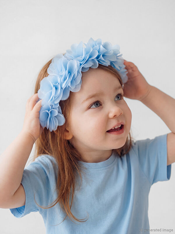 LCW baby Tül Detaylı Kız Bebek Taç