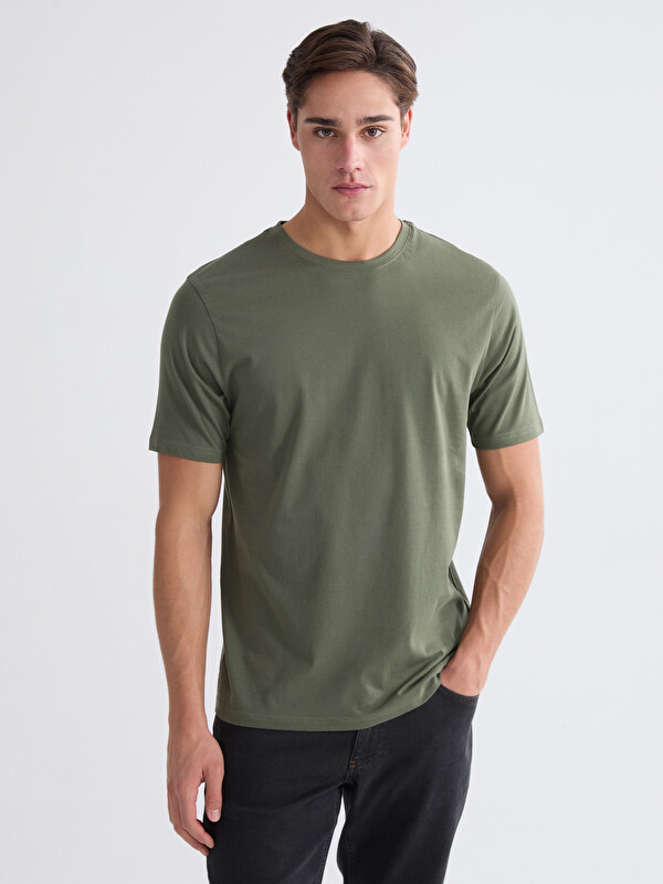 LCWAIKIKI Classic Crew Neck Jersey Men's T-Shirt