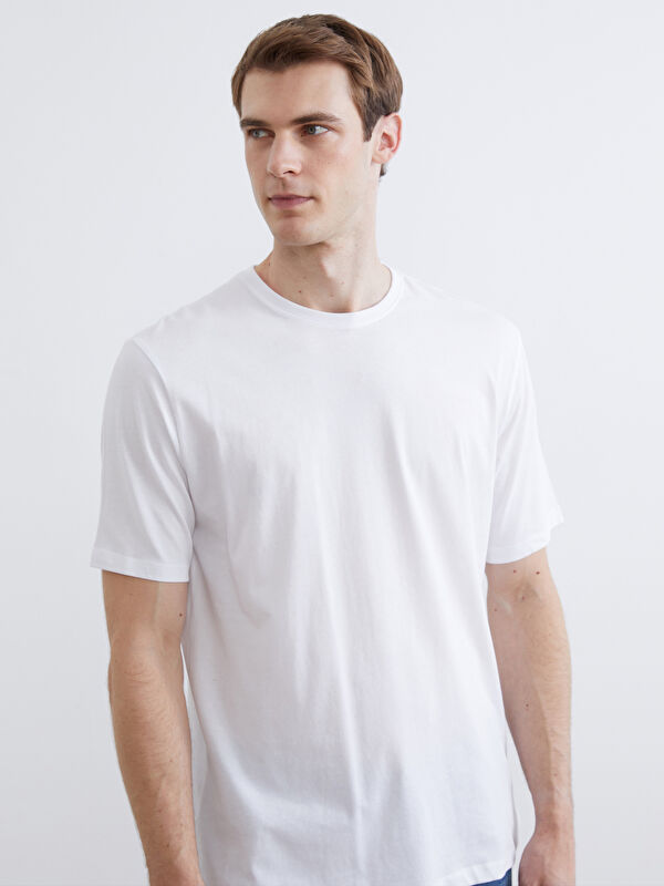 LCWAIKIKI Classic Crew Neck Jersey Men's T-Shirt