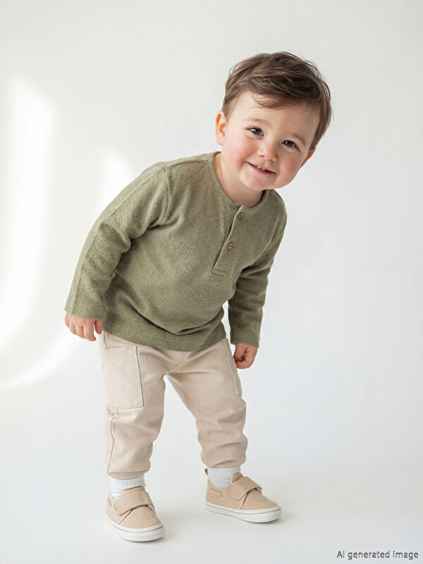 LCW baby Erkek Bebek Tişört ve Pantolon